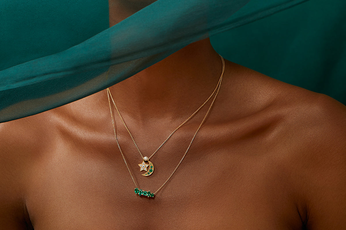 J’aime Emerald Necklace Jewellery